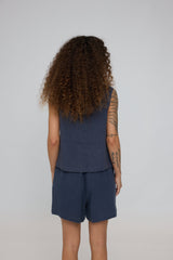 Mandy ist 1,68 und trägt Größe S