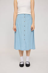 Julia ist 1,78 und trägt Größe S