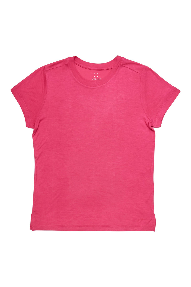 Julia ist 1,78 und trägt Größe S