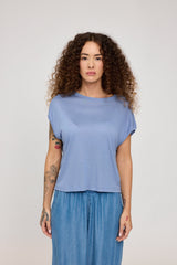 Mandy ist 1,68 und trägt Größe S