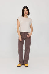 Maren ist 1,75 und trägt Größe S