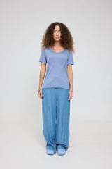 Mandy ist 1,68 und trägt Größe S