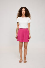 Mandy ist 1,68 und trägt Größe S