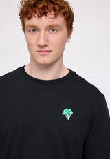 Ben ist 1,85 und trägt Größe L