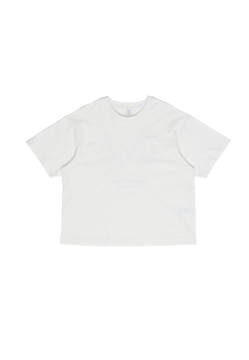 offwhite dove blue print
